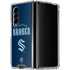 NHL Seattle Kraken Script Galaxy Z Fold4 5G Clear Case