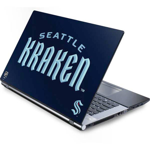 NHL Seattle Kraken Script Generic Laptop Skin