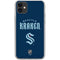 NHL Seattle Kraken Script iPhone 11 Clear Case