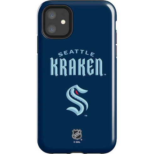 NHL Seattle Kraken Script iPhone 11 Impact Case