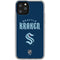 NHL Seattle Kraken Script iPhone 11 Pro Clear Case