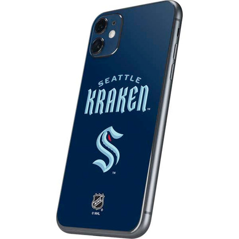 NHL Seattle Kraken Script iPhone 11 Skin