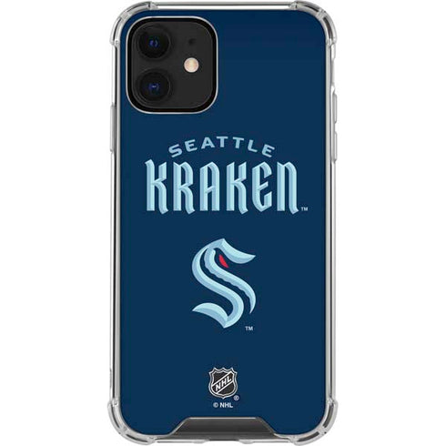 NHL Seattle Kraken Script iPhone 12 Clear Case