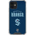 NHL Seattle Kraken Script iPhone 12 Clear Case