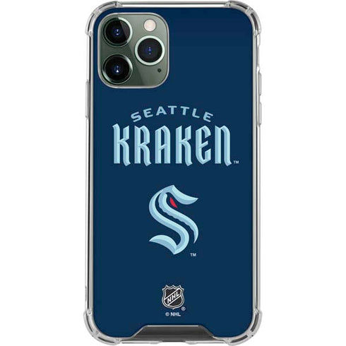 NHL Seattle Kraken Script iPhone 12 Pro Max Clear Case
