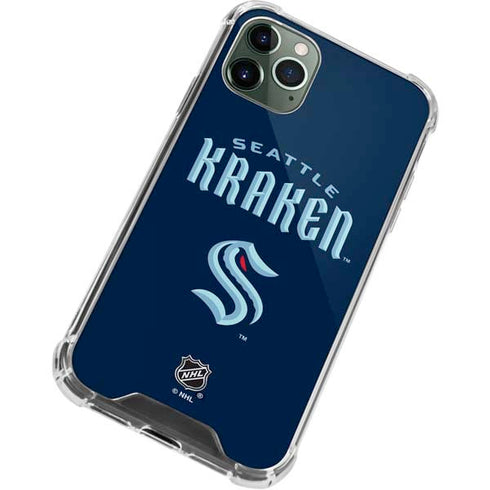 NHL Seattle Kraken Script iPhone 12 Pro Max Clear Case