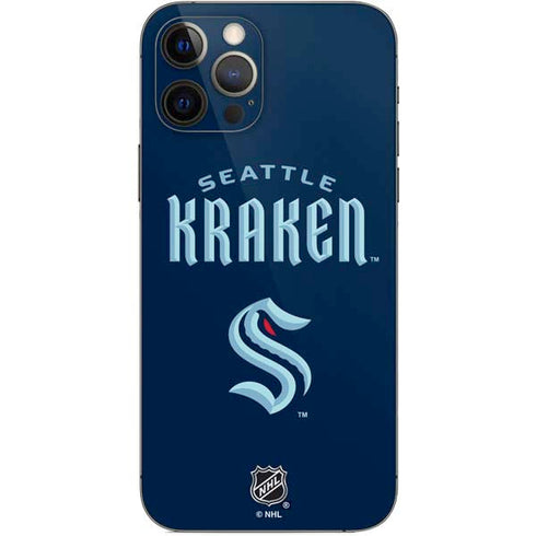 NHL Seattle Kraken Script iPhone 12 Pro Skin