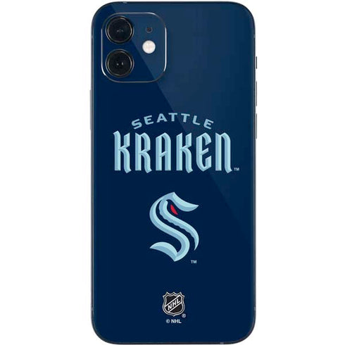 NHL Seattle Kraken Script iPhone 12 Skin