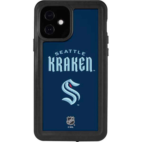 NHL Seattle Kraken Script iPhone 12 Waterproof Case