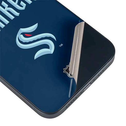 NHL Seattle Kraken Script iPhone 13 Skin