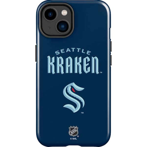 NHL Seattle Kraken Script iPhone 15 Plus Impact Case
