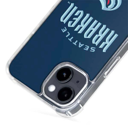 NHL Seattle Kraken Script iPhone 15 MagSafe Case