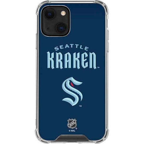 NHL Seattle Kraken Script iPhone 14 Plus Clear Case