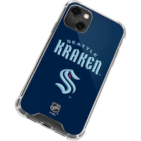 NHL Seattle Kraken Script iPhone 14 Plus Clear Case