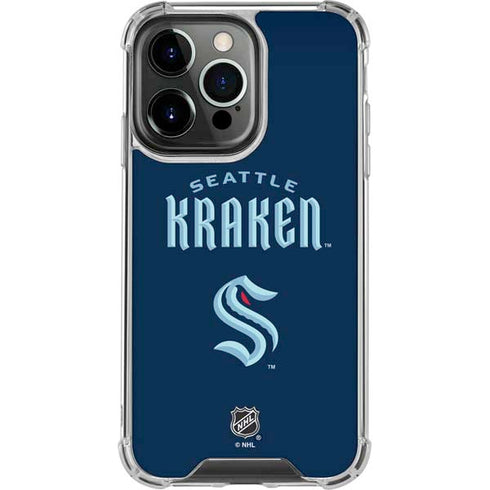NHL Seattle Kraken Script iPhone 14 Pro Clear Case