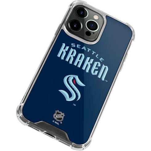 NHL Seattle Kraken Script iPhone 15 Pro Max Clear Case