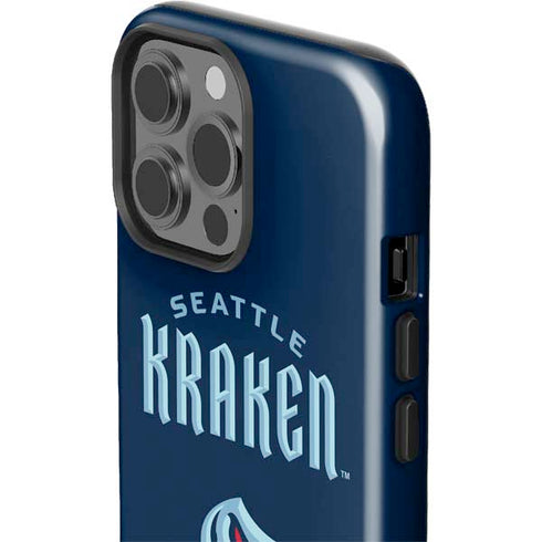 NHL Seattle Kraken Script iPhone 15 Pro Max Impact Case