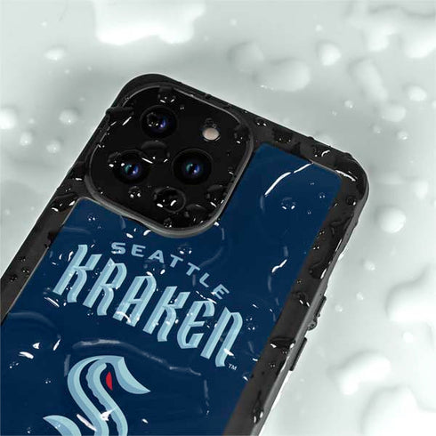 NHL Seattle Kraken Script iPhone 14 Pro Max Waterproof Case
