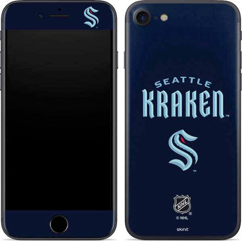 NHL Seattle Kraken Script iPhone 7 Skin