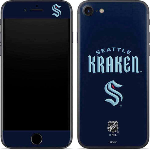 NHL Seattle Kraken Script iPhone 8 Skin