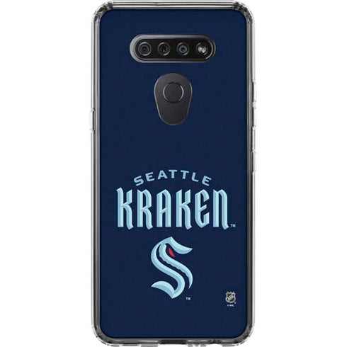 NHL Seattle Kraken Script LG K51/Q51 Clear Case