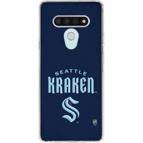 NHL Seattle Kraken Script LG Stylo 6 Clear Case