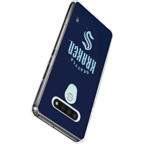 NHL Seattle Kraken Script LG Stylo 6 Clear Case