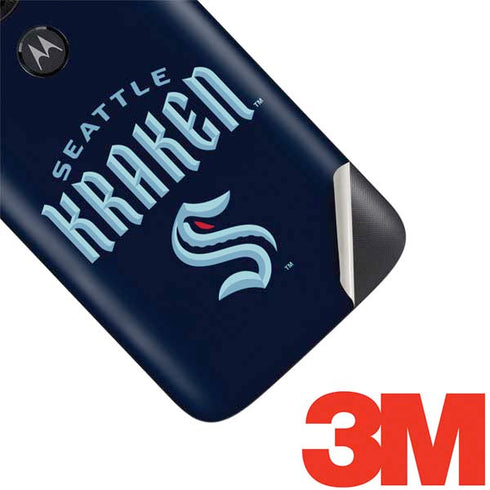 NHL Seattle Kraken Script Moto E5 Play Skin