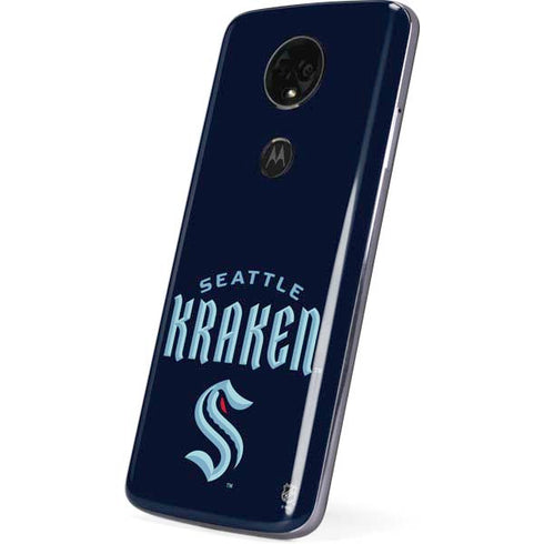 NHL Seattle Kraken Script Moto E5 Plus Skin