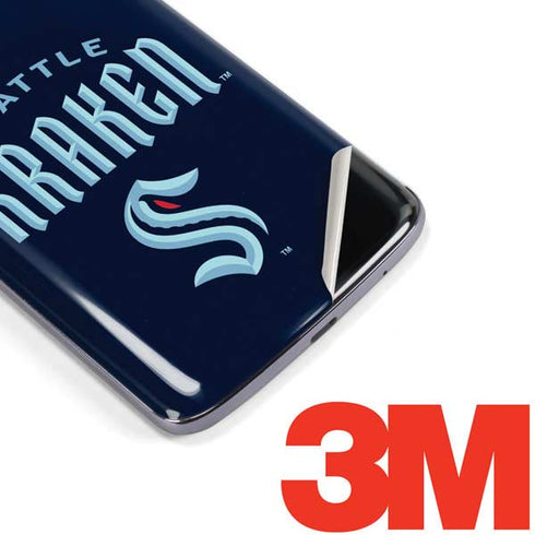 NHL Seattle Kraken Script Moto E5 Plus Skin