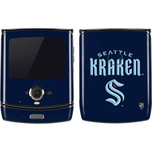 NHL Seattle Kraken Script Motorola RAZR Skin