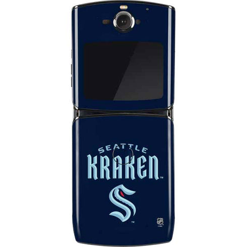 NHL Seattle Kraken Script Motorola RAZR Skin