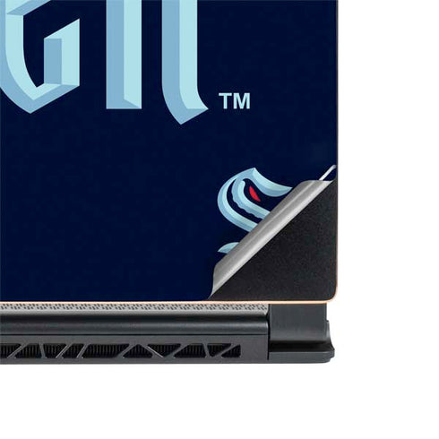 NHL Seattle Kraken Script MSI GS65 Stealth Laptop Skin