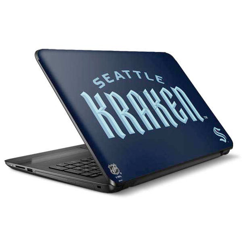 NHL Seattle Kraken Script HP Notebook Skin
