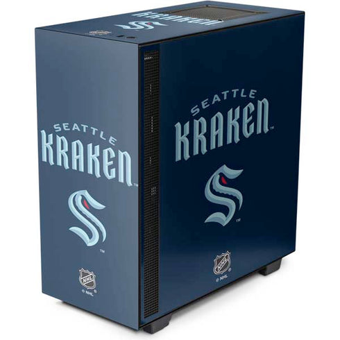 NHL Seattle Kraken Script NZXT H510 Compact ATX Mid-Tower Case Skin