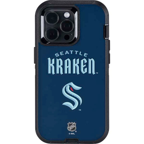 NHL Seattle Kraken Script Otterbox Defender iPhone Skin