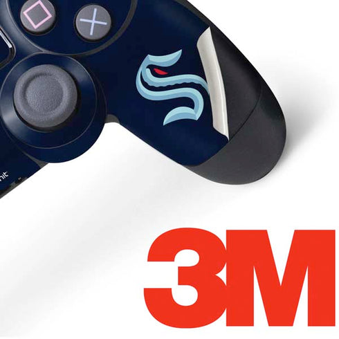 NHL Seattle Kraken Script PS4 Controller Skin