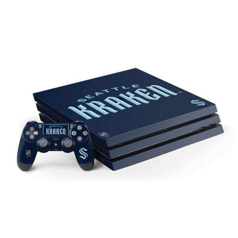 NHL Seattle Kraken Script PS4 Pro Bundle Skin