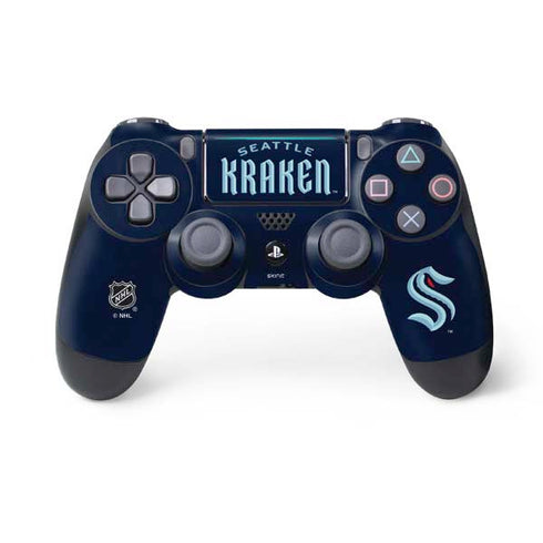 NHL Seattle Kraken Script PS4 Pro/Slim Controller Skin