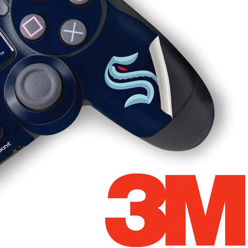 NHL Seattle Kraken Script PS4 Pro/Slim Controller Skin