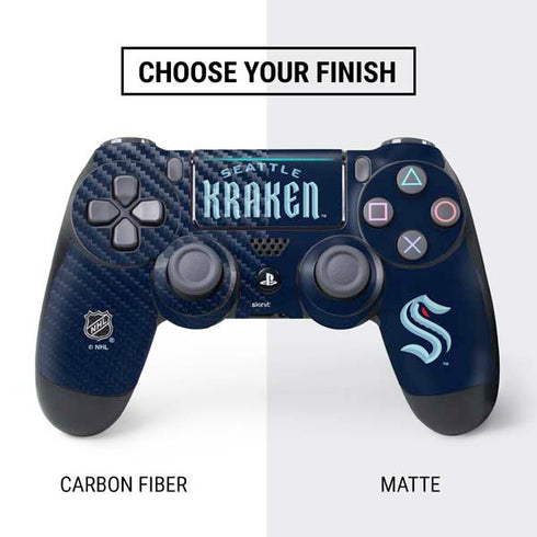 NHL Seattle Kraken Script PS4 Slim Bundle Skin