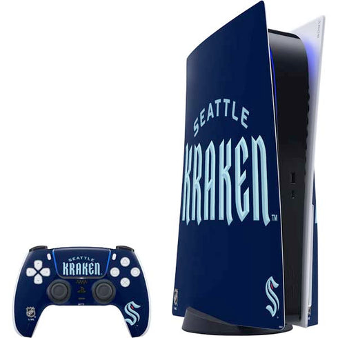 NHL Seattle Kraken Script PS5 Bundle Skin