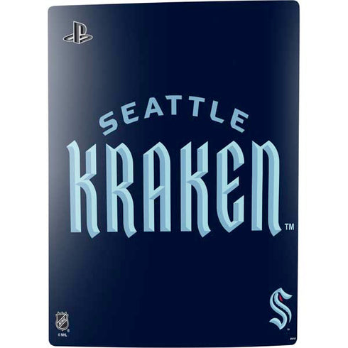 NHL Seattle Kraken Script PS5 Console Skin