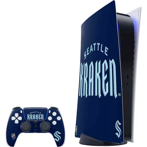 NHL Seattle Kraken Script PS5 Digital Edition Bundle Skin