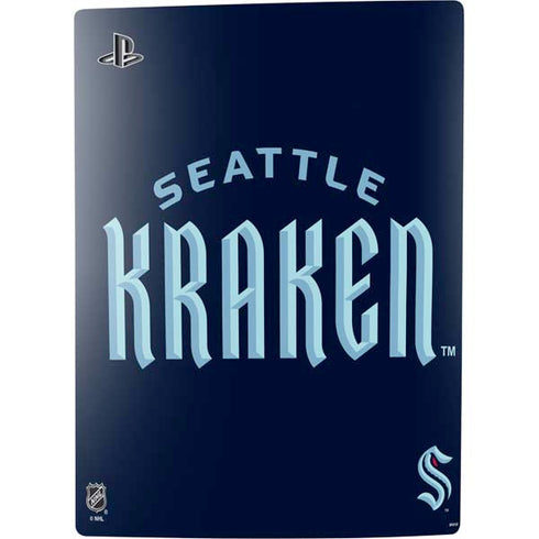 NHL Seattle Kraken Script PS5 Digital Edition Console Skin