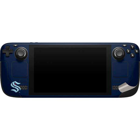 NHL Seattle Kraken Script Steam Deck Handheld Gaming Computer Skin
