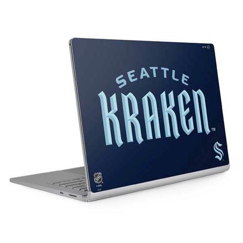 NHL Seattle Kraken Script Surface Book 2 13.5in Skin