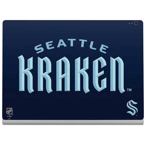 NHL Seattle Kraken Script Surface Book 2 13.5in Skin