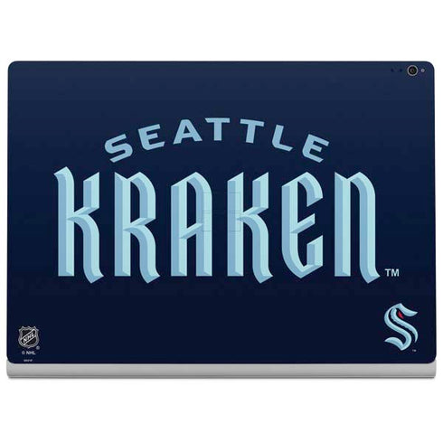 NHL Seattle Kraken Script Surface Book 2 15in Skin