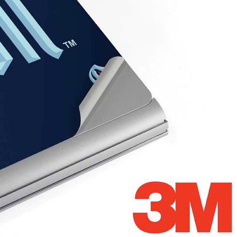 NHL Seattle Kraken Script Surface Book 2 15in Skin